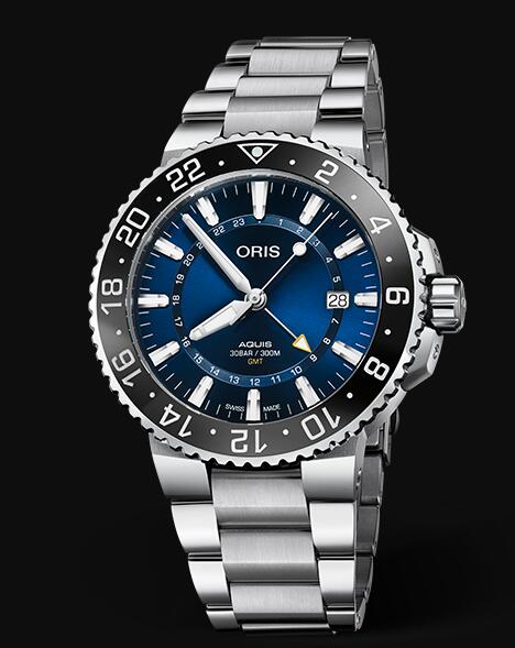 Review Oris Aquis Gmt Date 43.5mm 01 798 7754 4135-07 8 24 05PEB Replica Watch